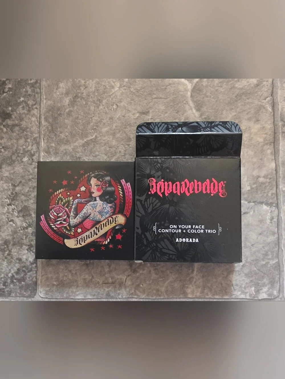 Reina Rebelde On Your Face Contour + Color Trio in Adorada 0.25oz BNIB
